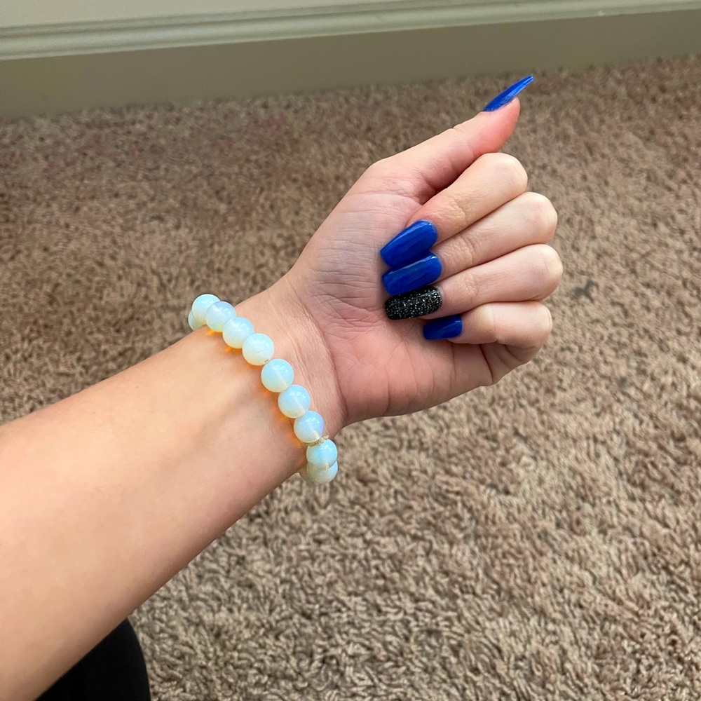 Moonstone Beaded Bracelet